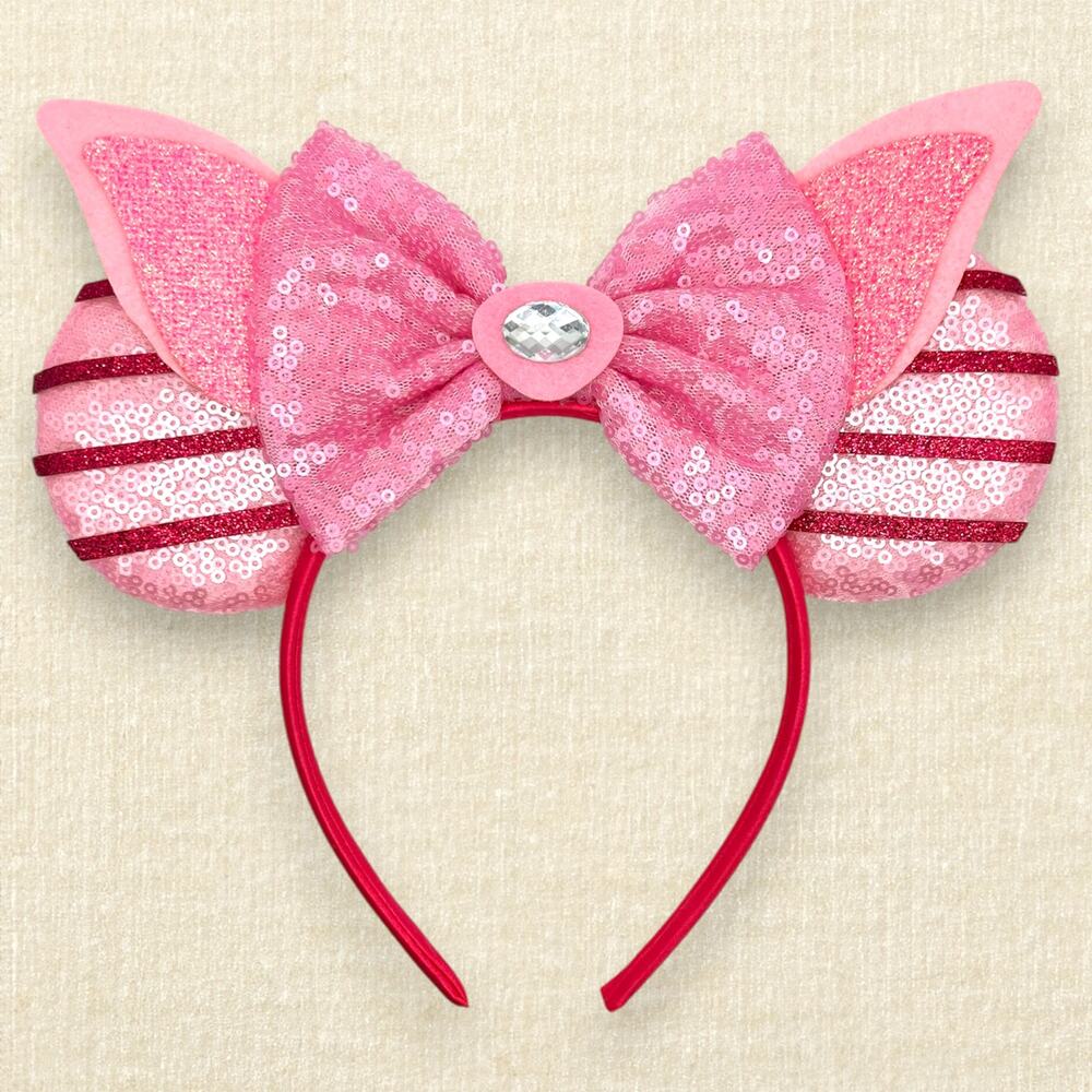 Pink Sequin Piglet Winnie the Pooh Minnie Ears | Disney-Inspired Mouse Ears